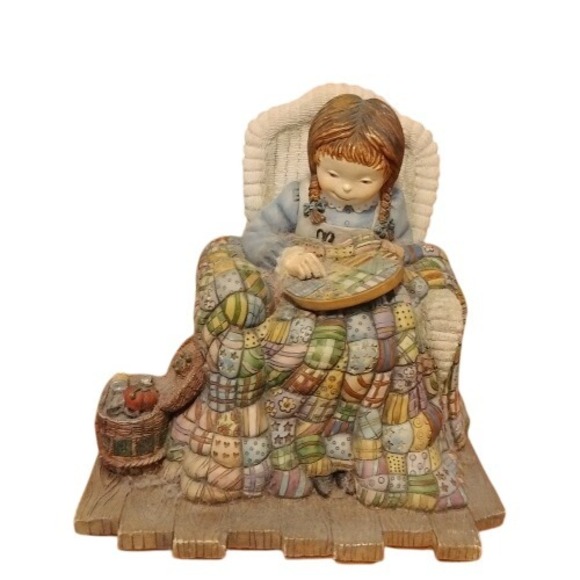Vtg Quilting Katie 1st Edition 2000 Special Friends Sherri Buck Baldwin Figurine